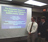 Paul McNamara and David Hancock present a report in DeWitt County, Illinois (Click for news story in PDF)